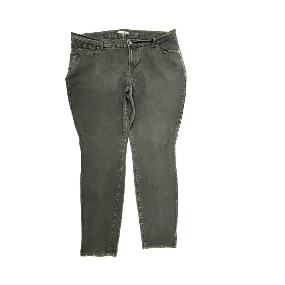 Old Navy‎ The Diva Skinny Women's size 20 Black Denim Jeans